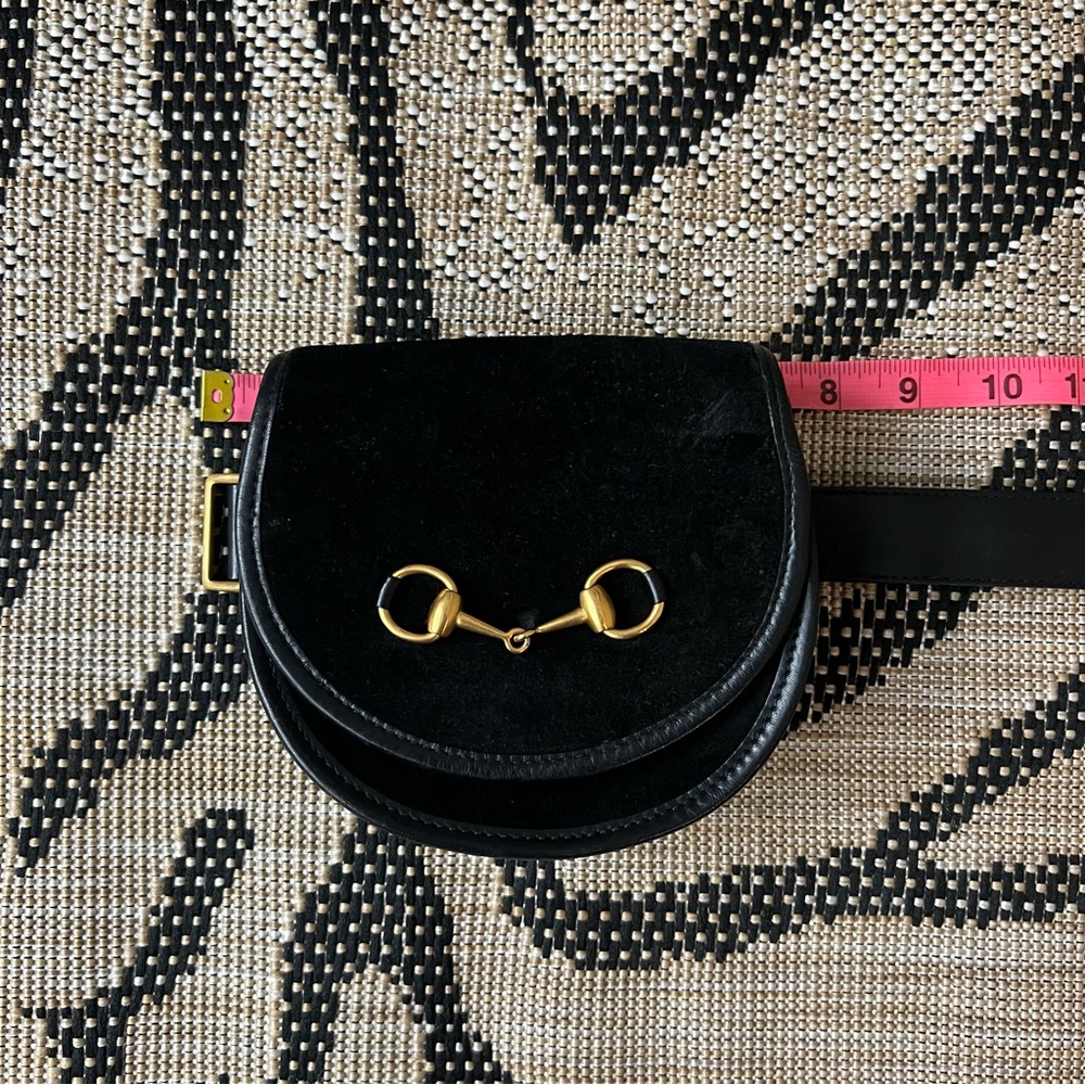 Vintage Gucci suede bag